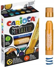 Zdjęcie Carioca Farby w sztyfcie Temperello 6 kolorów metalicznych  - Kartuzy