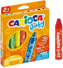 Zdjęcie Carioca Kredki Carioca Baby 8 kolorów od 2. roku  - Glinojeck