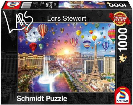 Schmidt Puzzle Pq 1000El. Lars Stewart Las Vegas Noc/Dzień G3