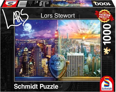 Schmidt Puzzle Pq 1000El. Lars Stewart Nowy Jork Dzień/Noc G3