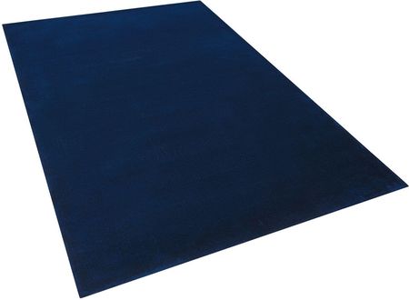 Beliani Ręcznie tkany dywan z wiskozy niebieski 140 x 200 cm chodnik do salonu Gesi II