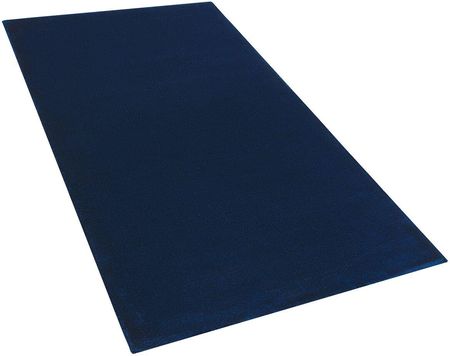 Beliani Ręcznie tkany dywan z wiskozy niebieski 80 x 150 cm chodnik do salonu Gesi II
