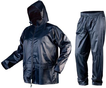 Komplet przeciwdeszczowy kurtka z kapturem i spodnie rozmiar XL 81-800-XL