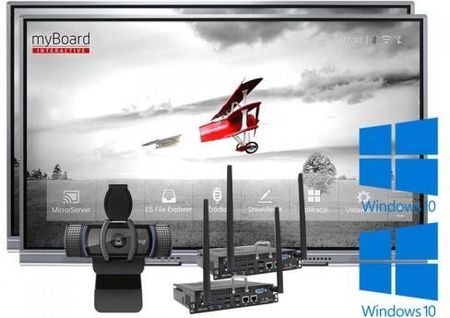Myboard Zestaw Duet Monitor Interaktywny Black 65 Z Ops + Cam