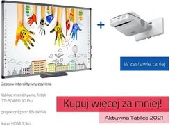 Zdjęcie Tablica Interaktywna Avtek Tt-Board 90 Pro (1Tv110) + Uchwyt I Kabel Hdmi - Katowice