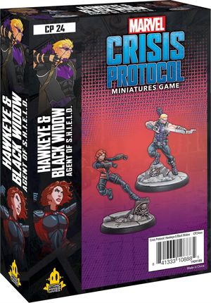 Atomic Mass Games Marvel: Crisis Protocol - Hawkeye & Black Widow, Agent of S.H.I.E.L.D.