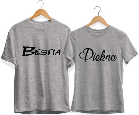 Piękna i Bestia II - zestaw koszulek dla pary