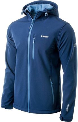 Hitec Męska Kurtka Hi-Tec Caen Softshell Granatowy 