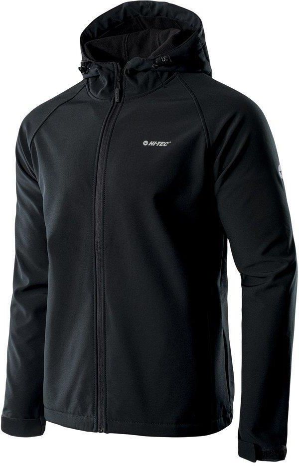 Hitec Męska Kurtka Softshell Hi-Tec Neti Czarna - zdjęcie 1 Hitec Męska Kurtka Softshell Hi-Tec Neti Czarna