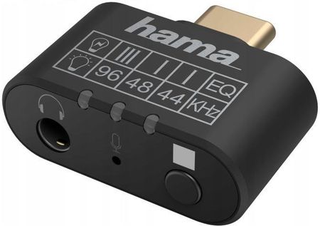 Hama Adapter Premium Audio USB-C - Jack 3,5mm + mikrofon (200302)