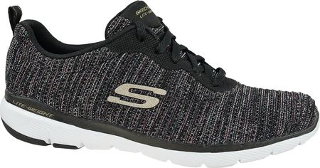 Skechers FLEX APPEAL 3.0 13071-BKMT buty Damskie sneakersy czarny