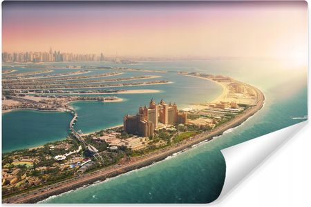 Muralo Fototapeta Do Salonu Wyspy Plaża Dubaj 3D 400X280