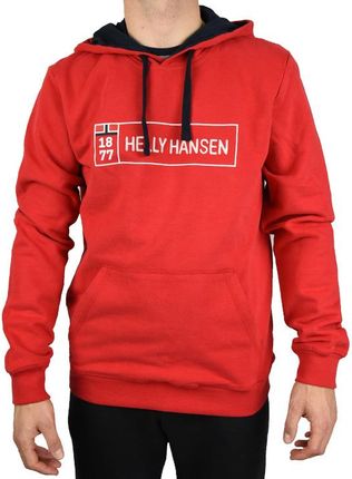 Helly Hansen 1877 Hoodie 53338-111 Bluza Męska Czerwony