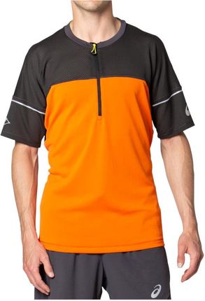 Asics Fujitrail Top Tee 2011B895-800 T-Shirt I Koszulka Męska Pomarańczowo-Szary