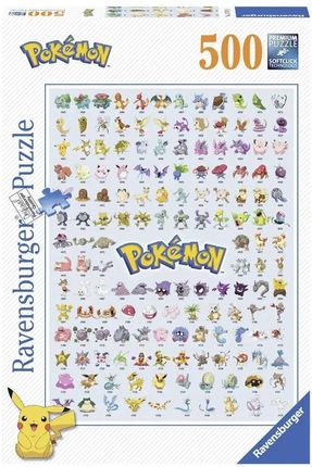Ravensburger puzzle 147816 Pierwsze 151 Pokemonów 500El.