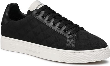 Emporio Armani Sneakersy - X4X316 Xm741 K001 Black/Black