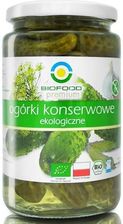 Bio Food Ogórki Konserwowe Bezglutenowe 700g (400 G) - Przetwory warzywne