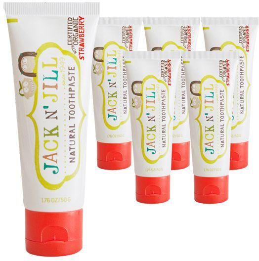 Jack N'Jill Jack N'Jill 6X Naturalna Pasta Do Zębów Organiczna