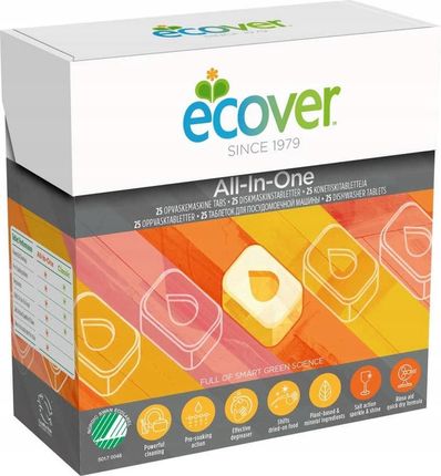 Ecover Tabletki do zmywarki All-in-one 25 szt. 0,5 kg