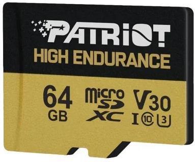 Patriot 64GB microSDXC High Endurance UHS-I U3 V30 (PEF64GE31MCH)