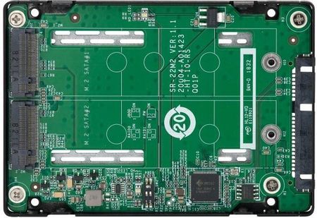 QNAP KIESZEŃ ADAPTER RAID 2XM.2 DO 1X2,5 (QDA-A2MAR) - zdjęcie 3