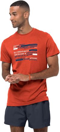 T shirt męski ESTABLISHED IN T M chili - Ceny i opinie T-shirty i koszulki męskie FSPO