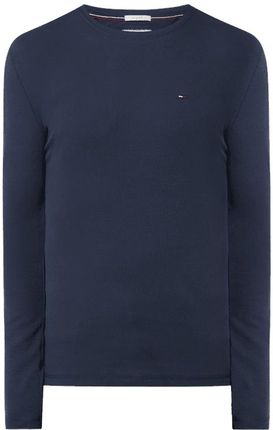 Bluzka z długim rękawem o kroju slim fit z prążkowaną fakturą - Ceny i opinie T-shirty i koszulki męskie VMDC Bluzka z długim rękawem o kroju slim fit z prążkowaną fakturą - Ceny i opinie T-shirty i koszulki męskie VMDC