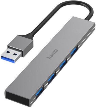Hama Hub Premium USB 3.0 4xUSB-A, Ultra slim (200114)