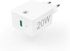 ŁADOWARKA SIECIOWA HAMA 20W PD QC 3.0 USB-C BIAŁA – SZYBKIE ŁADOWANIE IPHONE I ANDROID