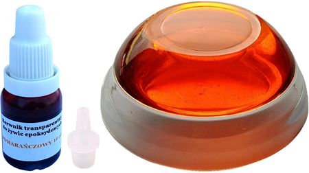 Wax Barwnik transparentny do żywic epoksydowych 10 ml pomarańczowy