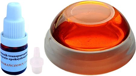 Wax Barwnik transparentny do żywic epoksydowych 5 ml pomarańczowy
