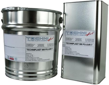 Techniart Żywica poliuretanowa Techniplast 500 PU-UVR T bezbarwna 6kg
