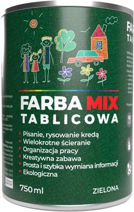 Inchem Farba Mix Tablicowa Zielony 0,75L