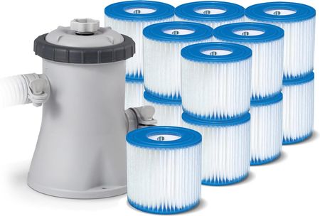 INTEX 28602 / 29007 Pompa filtrująca do basenów 1250L/h +13 filtrów