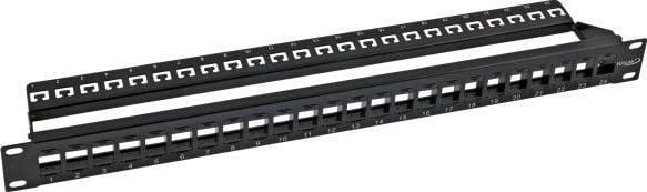 Efb Patch Panel 24 Porty 1U Otwarty Do Modułów Keystone, Czarny ...