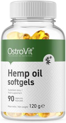 OstroVit Hemp Oil Softgels - 90 kaps.