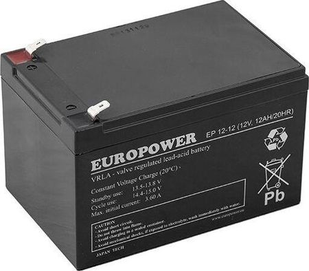 Europower Akumulator Agm (Ep 12-12) (Ep12V12Ah)