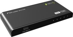 Techly Hdmi2.0 Splitter 4K 4 Port, Hdr, 4K2K 60Hz (Idatahdmi24K4Hdr)