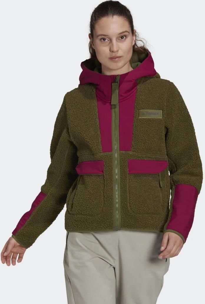 adidas terrex sherpa fleece jacket