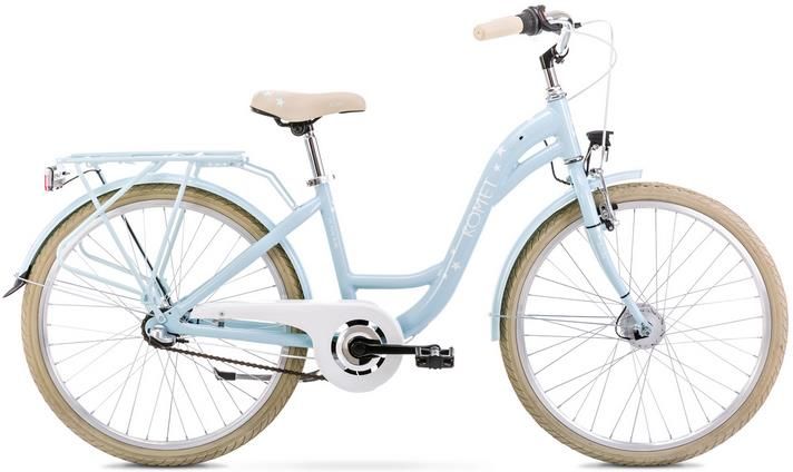 Romet Panda 2 Niebieski Biały 24 2021 - Rowery Miejskie Damskie - Ceny ...