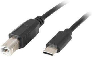 LANBERG  KABEL USB-C(M)-USB-B(M) 3.0M CZARNY  (CAUSBA13CC0030BK)