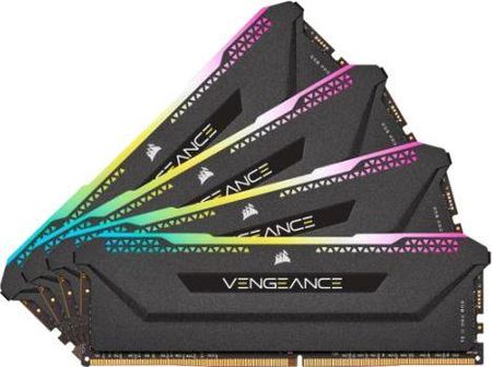 Pamięć RAM Corsair Ddr4, 3200Mhz 128Gb 4X32Gb Dimm, Unbuffered, 16-20-20-38, Xmp 2.0, Vengeance Rgb Pro Sl Black Heatspreader