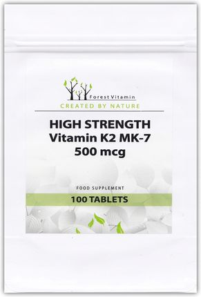 Forest Vitamin Witamina K2 MK-7 500mcg 100 tab