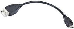 Lanberg Kabel Usb Micro(M)-≫Usb-A(F) 2.0 0.15M Otg Czarny Lanberg-Oem (OEM0006)