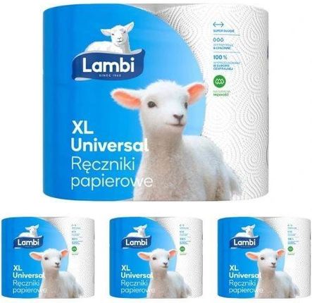 Ręczniki Papierowe 2 Warstwowe Lambi Universal Xl