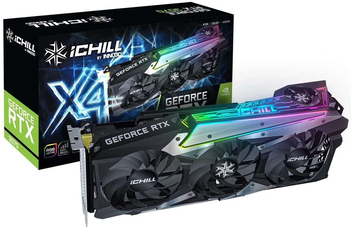 Inno3D GeForce RTX 3070 iChill X4 8GB GDDR6 (C3070408D6X1710VA35H