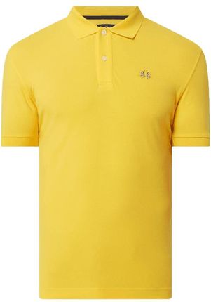 Koszulka polo o kroju slim fit z dodatkiem streczu - Ceny i opinie T-shirty i koszulki męskie SKAB