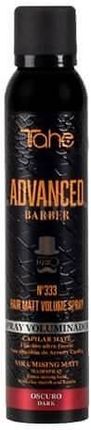 Tahe Advanced Barber 333 Hair Matt Volume Spray Dark puder w spray'u na objętość 200ml