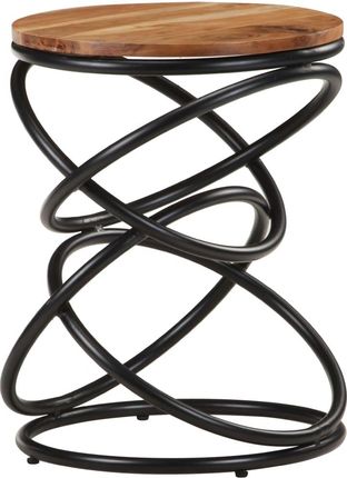 Vidaxl Stolik 40 X 52 Cm Lite Drewno Akacjowe 158702 - zdjęcie 2