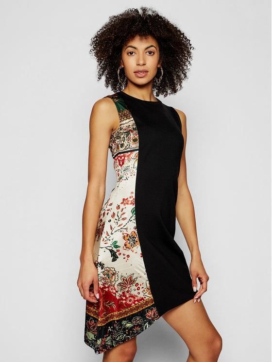 Desigual Sukienka codzienna Thaiyu 21SWVK28 Czarny regular_fit - zdjęcie 1 Desigual Sukienka codzienna Thaiyu 21SWVK28 Czarny regular_fit